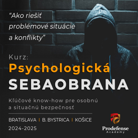 Školenia a workshopy:<BR>Psychológia a správanie v sebaobrane