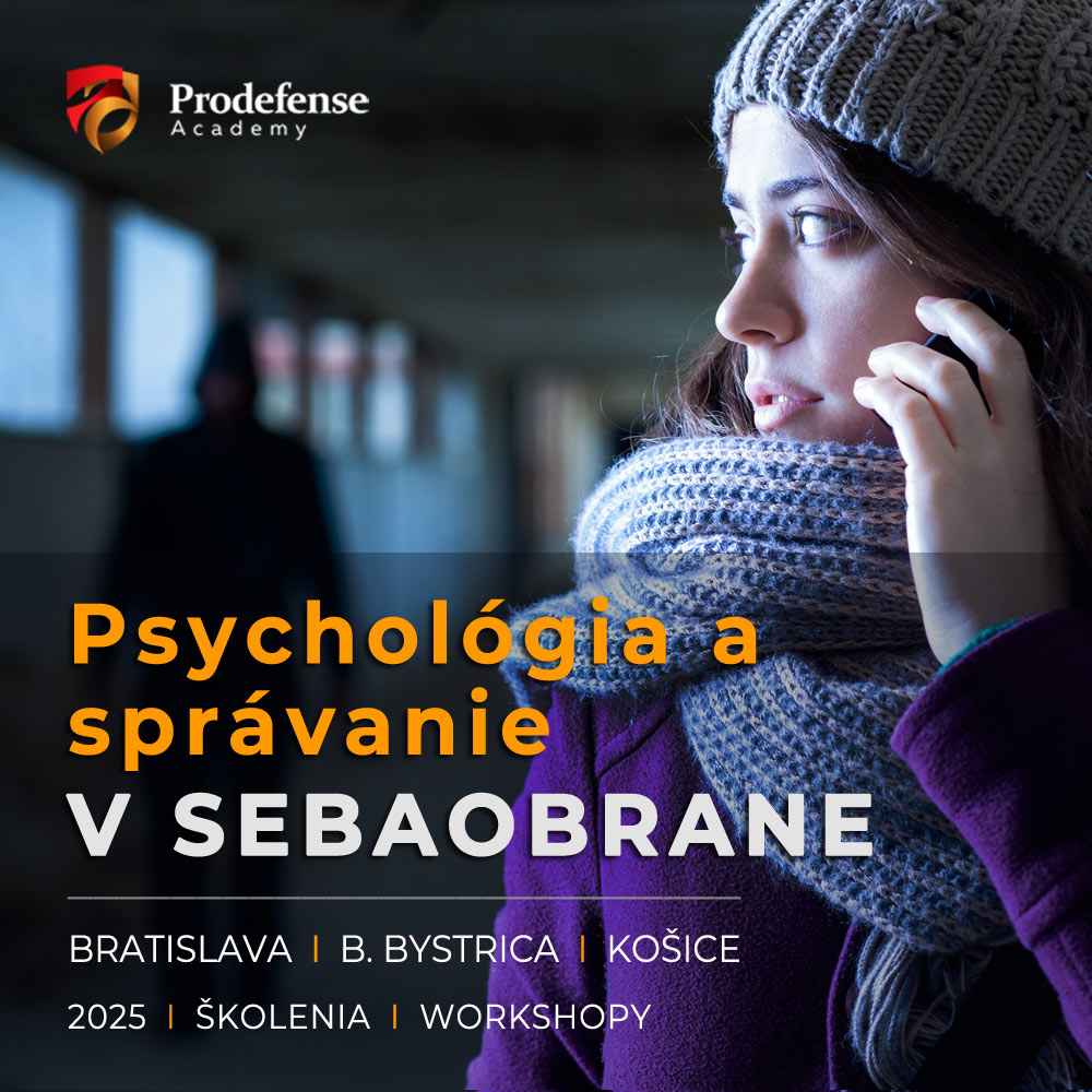 <small><h5>BRATISLAVA: Komplexný kurz s workshopom:</h5></small><BR>Psychologická sebaobrana<BR>