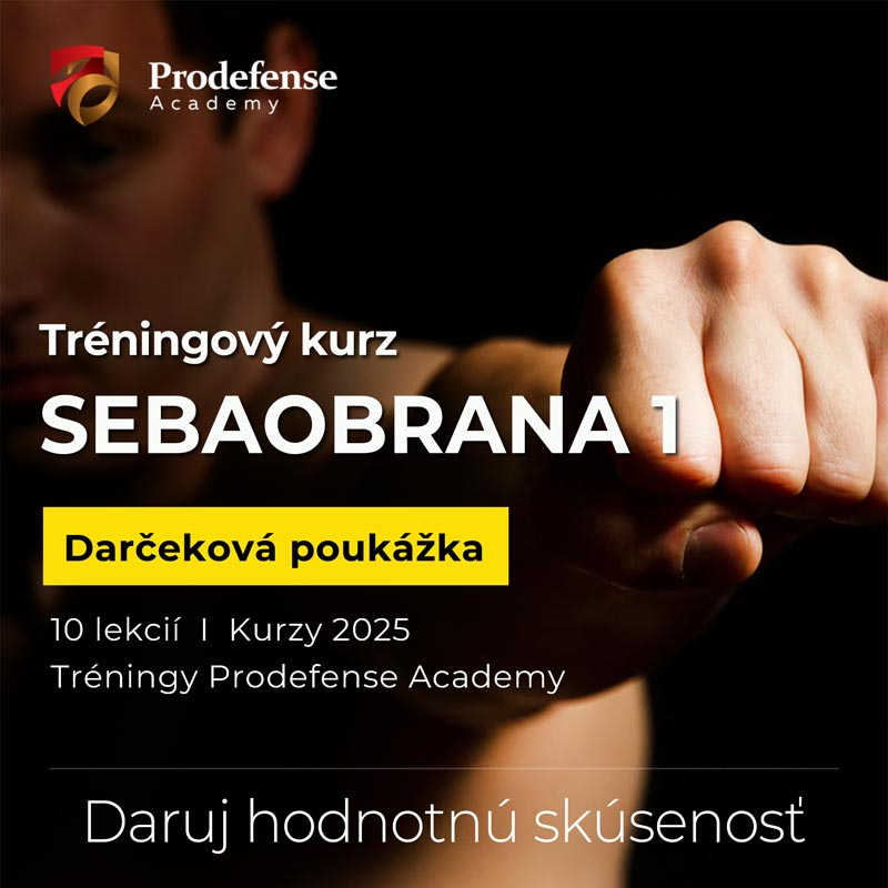 <small><h5>Darčeková poukážka pre muža:</h5></small><BR>Kurz v systéme SEBAOBRANA 1<BR>